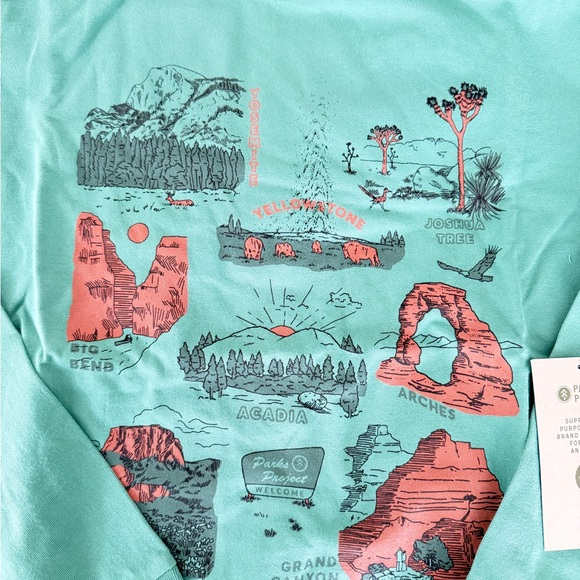 NWT Parks Project Small Women’s Boxy Long Sleeve - Picture 3 of 4
